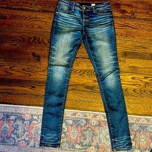 Buckle black label jeans excellent condition size 27 extra long Candiani denim